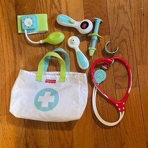 Fisher-Price Medical Kit with Red and Blue Tools